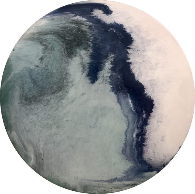Art, Antarctica, circle, by Amy Salisbury